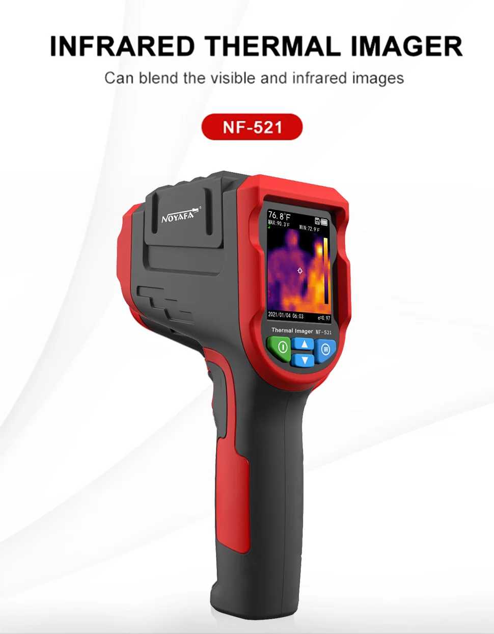 Nf 521 Thermal Imaging Camera - Промышленная инфракрасная тепловизионная камера NF-521 с